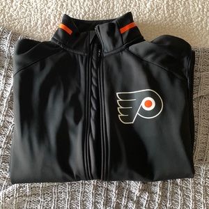 Mens Philadelphia Flyers Fanatics Pro Full Zip Jacket- Size L